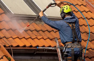 Démoussage et hydrofuge de toiture à Luant